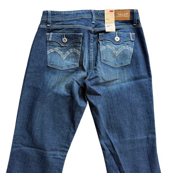 Levis Womens 529 Curvy Bootcut Jeans Medium Wash Denim Size 10 - Picture 7 of 11